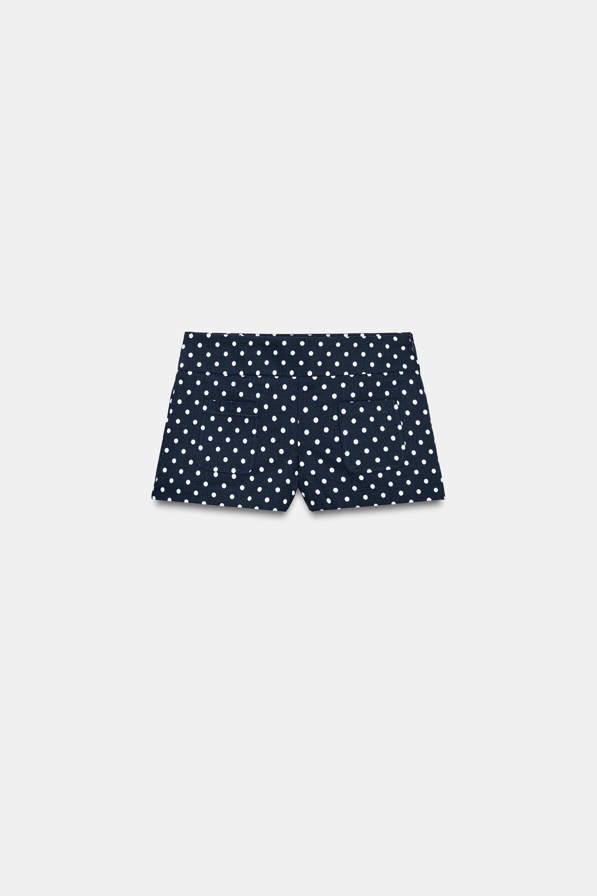 SHORT MINI À POIS